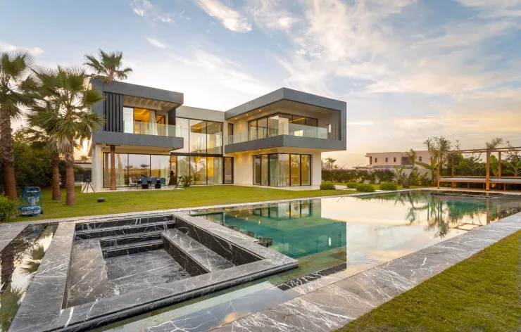Villa vue océan avec piscine et roof top à Tanger
